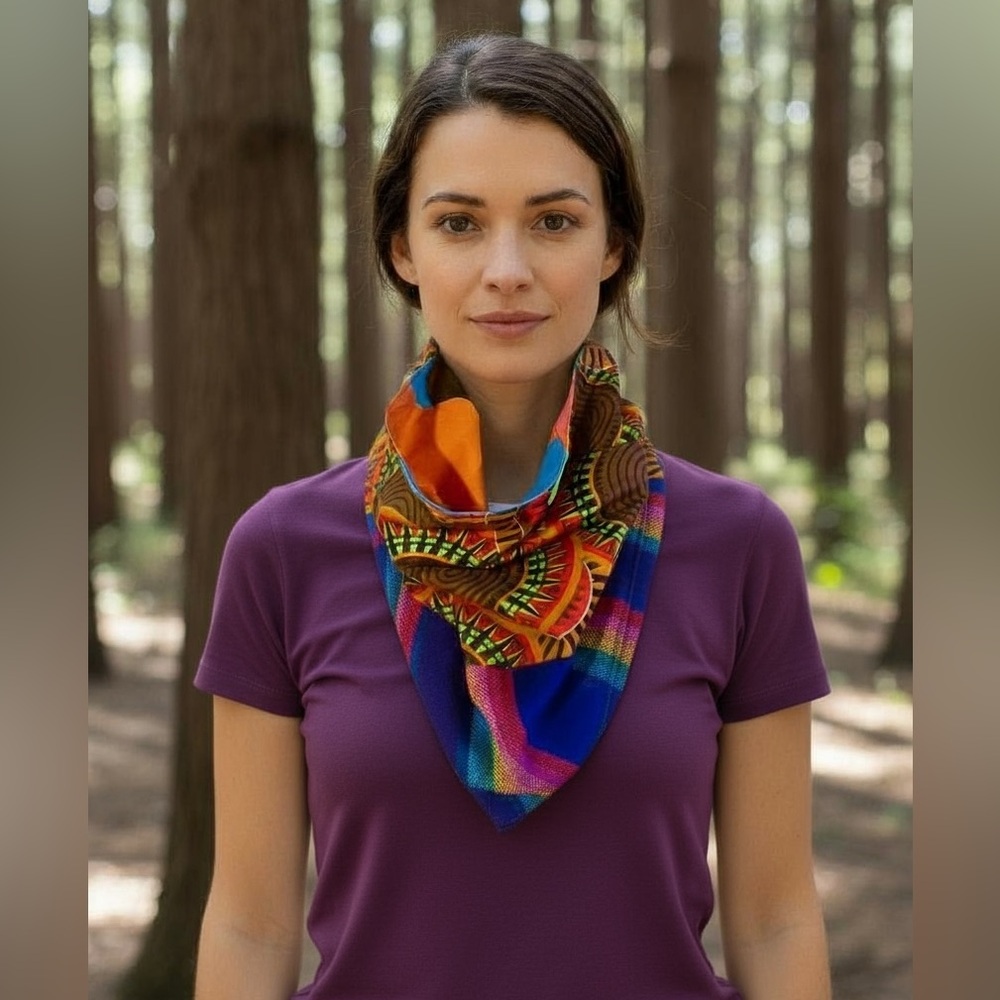 Colorful Patterned Bandana - Picture 2 of 3